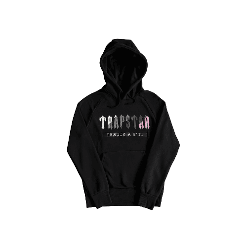 DECDODED HOODED SHORT SET BLACK/PINK