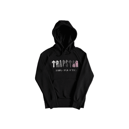 DECDODED HOODED SHORT SET BLACK/PINK