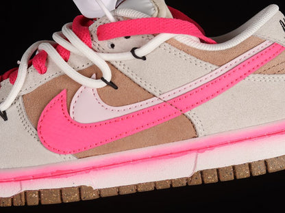 DUNK LOW PINK/BROWN