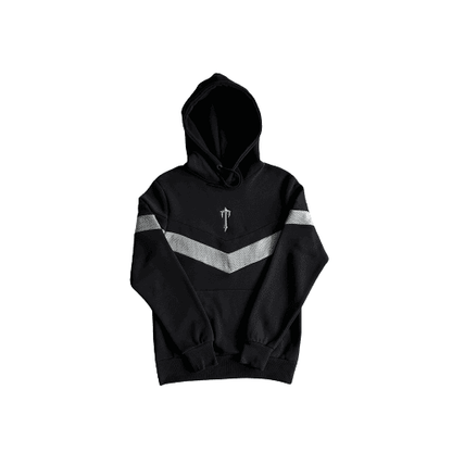 ETRIPE HOODIE TRACKSUITE BLACK/GREY
