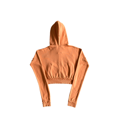 IRONGATE TRACKSUITE CROPPED ZIP ORANGE
