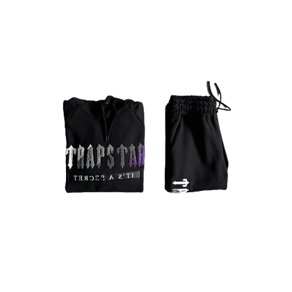 CHENILLE DECDODED 2.0 HOODIE BLACK/PURPLE