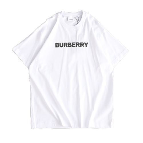 T-SHIRT BURBERRY – LOGO BIANCO