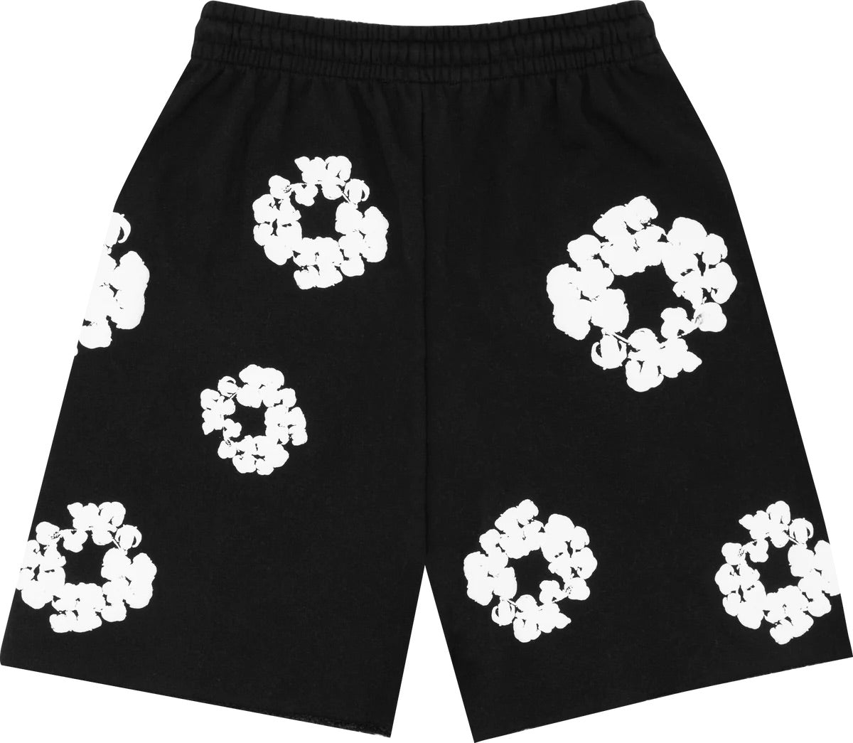 CottonWreathSweatShortsBlackBack.png